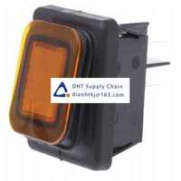 Rocker switches and components Molveno_DPST AMBER ILLUM ROCKER SWITCH, IP65