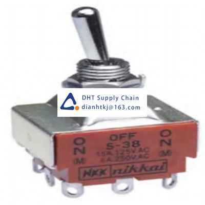 Toggle and slide switches NKK Switches_S38