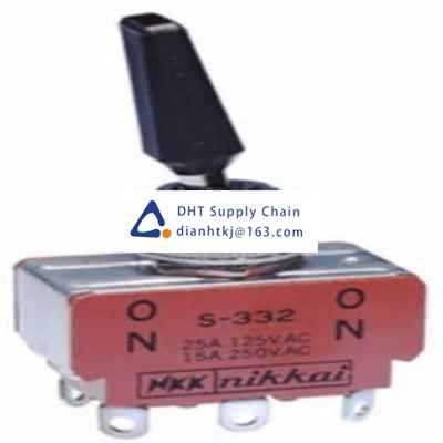 Toggle and slide switches NKK Switches_S332R/215