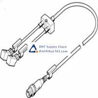 Pneumatic accessories _Festo_NEDY-L2R1-V1-Z4W2Z-U-0.3L-M12G4-2.5R