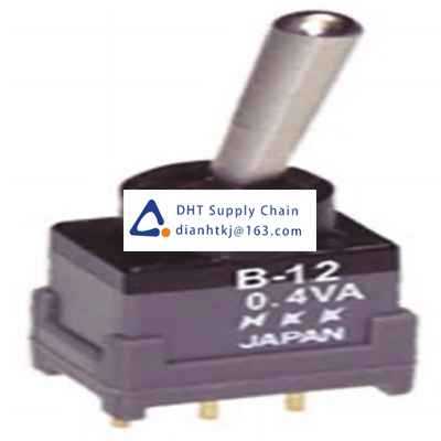Toggle and slide switches NKK Switches_B-12AP