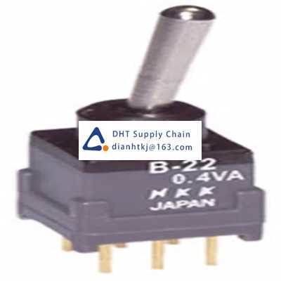 Toggle and slide switches NKK Switches_B-22AP