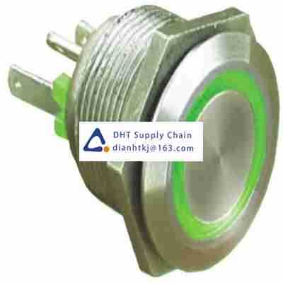 Pushbutton switches and components Bulgin_MPI002/RP/GN/24