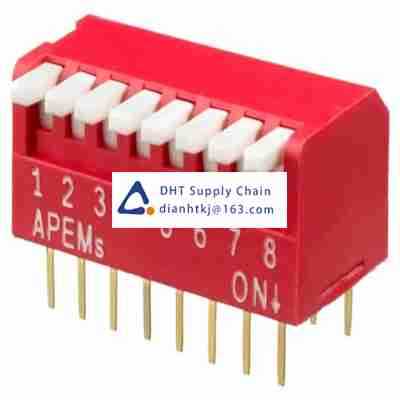 DIP and rotary coding switch APEM_DPL08V