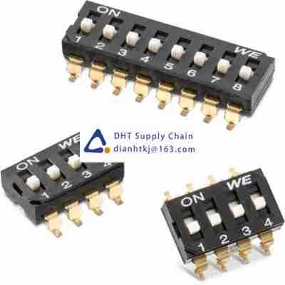 DIP and rotary coding switch Wurth Elektronik_418121270812