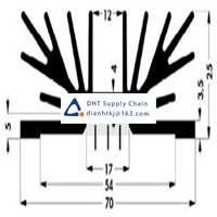 FISCHER ELEKTRONIK_SK 64/75 SA 2 XM 3 Fans and Thermal Management Accessories